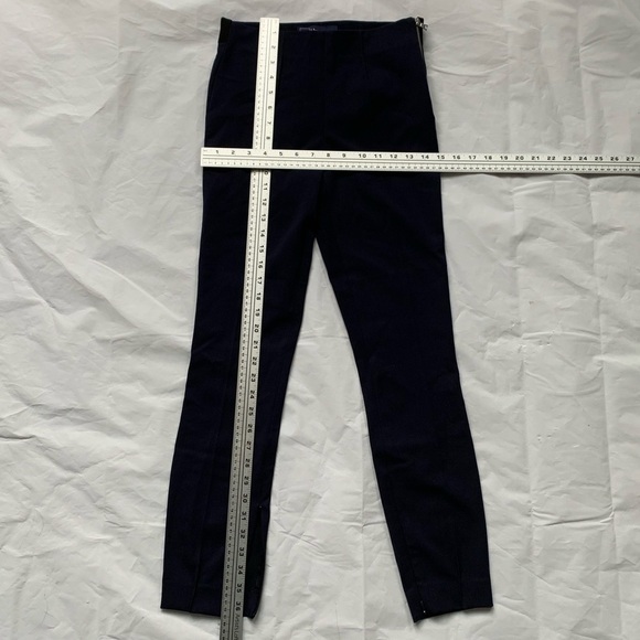 👖 GAP Navy Work Pants - 0R  Bi-Stretch Side Zip Skinny 👖 - Picture 2 of 8